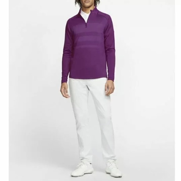 Nike Dri-FIT Vapor 1/2 Zip 'Purple' Pullover - Picture 3 of 3